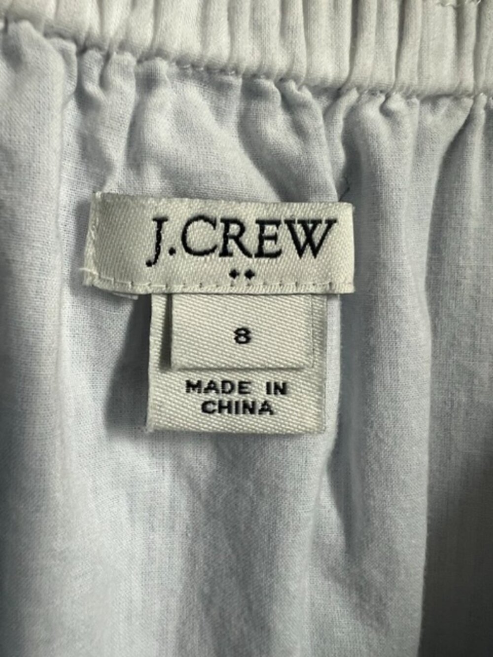 JCREW | Light Blue & White Striped Cotton Linen Sleeveless Mini Dress Size 8 - Picture 2 of 16